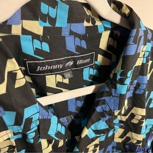 Johnny Blaze Short Sleeve Casual Shirt Size XXL